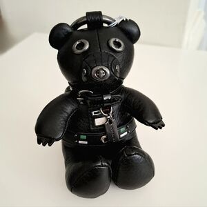 NWT✨️Star Wars x Coach Darth Vader Bear Keychain Limited Edition F88049 QB/BK